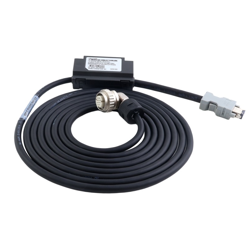 3m(118.11") Encoder Cable with Battery Box for A6 & A6H Series 17-bit Servo Motor - AS7-C-ENC072-BAT-3.0 | StepperOnline UK