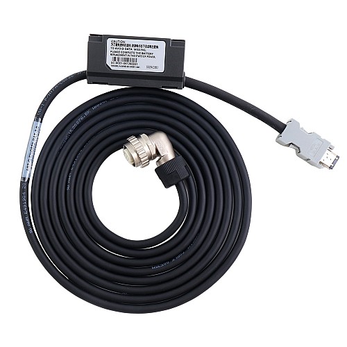 3m(118.11") Encoder Cable with Battery Box for A6 & A6H Series 17-bit Servo Motor - AS7-C-ENC072-BAT-3.0 | StepperOnline UK