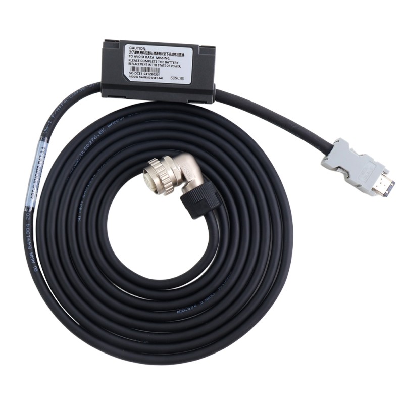 3m(118.11") Encoder Cable with Battery Box for A6 & A6H Series 17-bit Servo Motor - AS7-C-ENC072-BAT-3.0 | StepperOnline UK