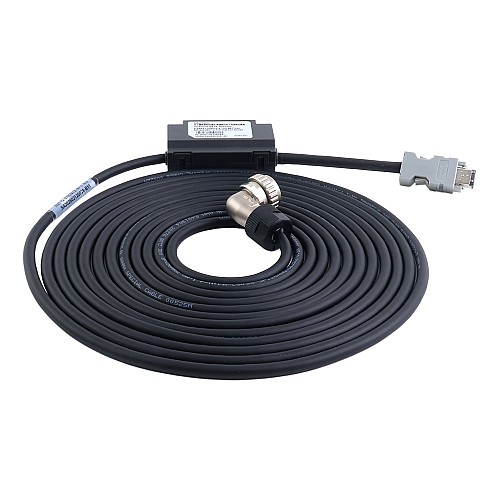 5m(196.85") Encoder Cable with Battery Box for A6 & A6H Series 17-bit Servo Motor - AS7-C-ENC072-BAT-5.0 | StepperOnline UK
