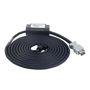3m(118.11") Encoder Cable with Battery Box for A6 Series 17-bit Servo Motor