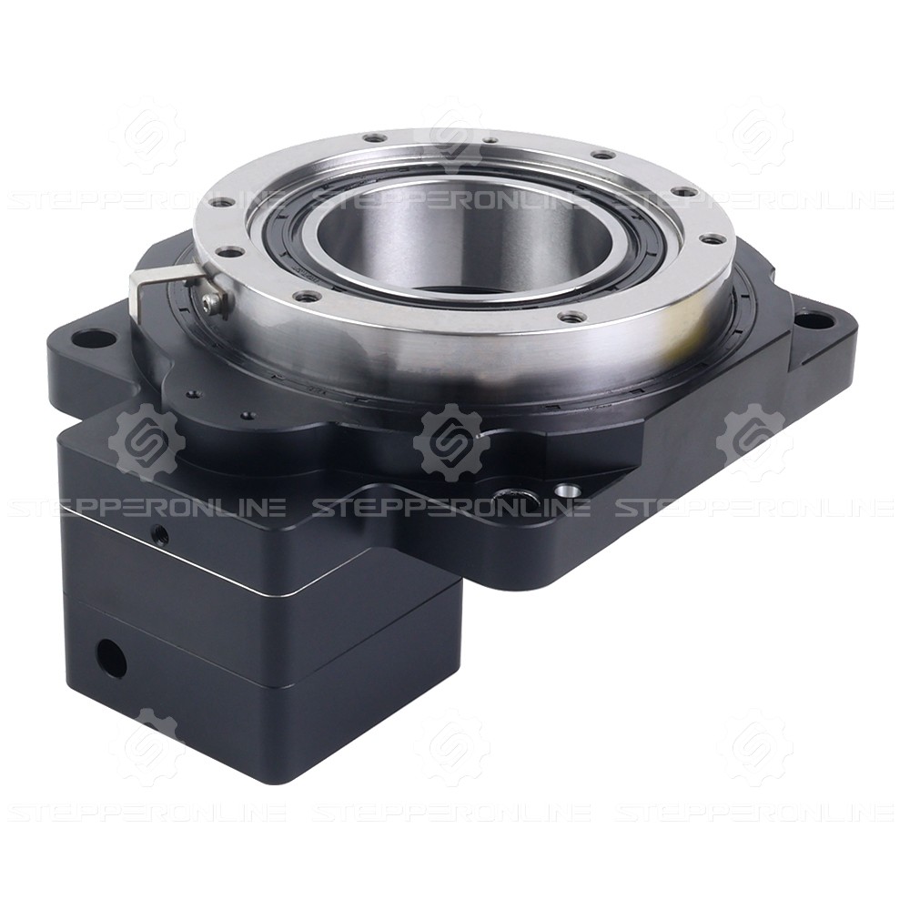 130mm Hollow Rotary Actuator Platform Gear Ratio 18:1