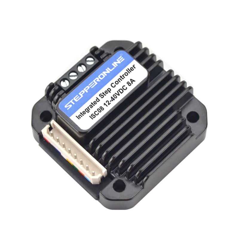 Integrated Stepper Motor Controller 3-8A 12-40VDC for NEMA 23 Stepper Motor - ISC08 | StepperOnline UK