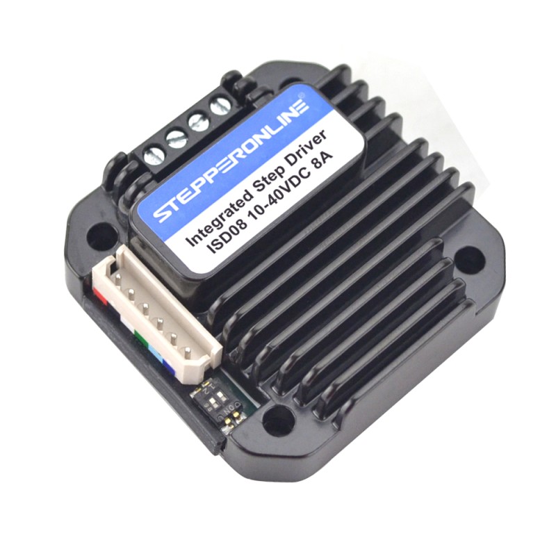 Integrated Stepper Motor Driver 3-8A 10-40VDC for NEMA 23 Stepper Motor - ISD08 | StepperOnline UK