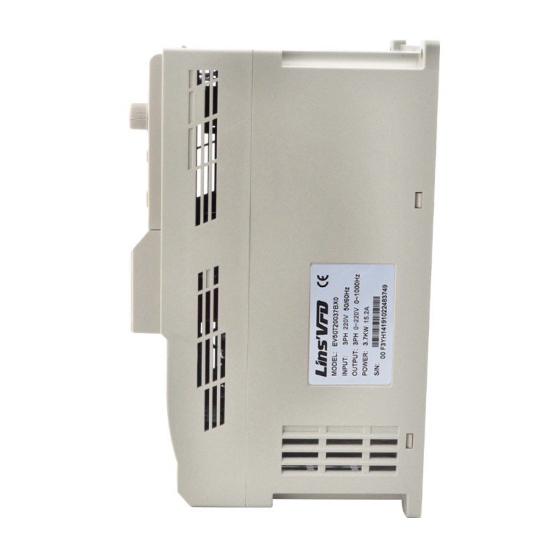 EV50 Series VFD 5HP 3.7KW 15.2A Single/Three 220V Variable Frequency Drive - EV50T20037BX0 | StepperOnline UK EV50 Series VFD 5HP 3.7KW 15.2A Single/Three 220V Variable Frequency Drive - EV50T20037BX0 | StepperOnline UK