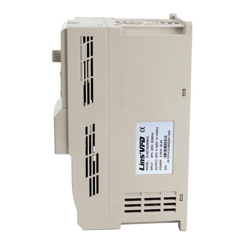 EV50 Series VFD 7.5HP 5.5KW 23A Three Phase 220V Variable Frequency Drive - EV50T20055BX0 | StepperOnline UK EV50 Series VFD 7.5HP 5.5KW 23A Three Phase 220V Variable Frequency Drive - EV50T20055BX0 | StepperOnline UK