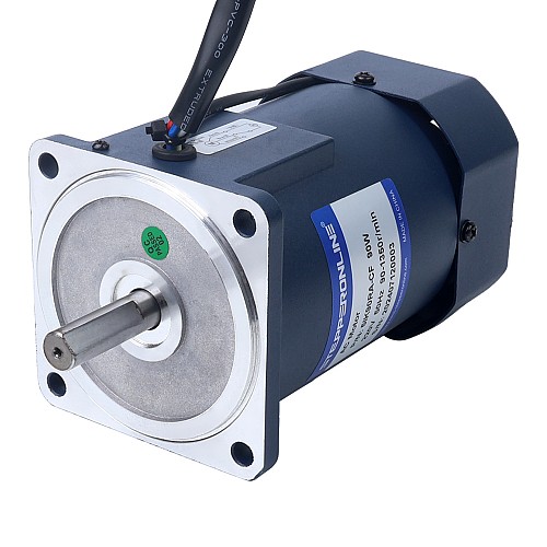 90W 220VAC 50Hz 90-1350RPM 0.675Nm(95.59oz.in) Flange 90mm Single-phase AC Variable Speed Motor - 5IK90RA-CF | StepperOnline UK