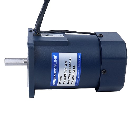 90W 220VAC 50Hz 90-1350RPM 0.675Nm(95.59oz.in) Flange 90mm Single-phase AC Variable Speed Motor - 5IK90RA-CF | StepperOnline UK