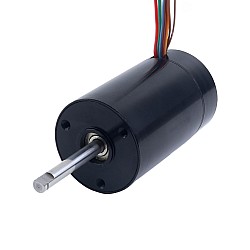 24V 5000RPM 200mNm 104.71W 6.15A Round Ф43x69mm Brushless Coreless Motor