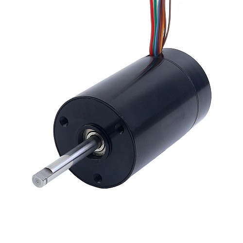36V 212mNm 177.59W 6.82A Round Ф43x69mm Brushless Coreless Motor - 43CL70-36-P2-8000 | StepperOnline UK