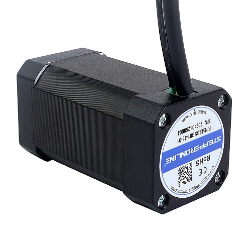 48V 3000RPM 0.19Nm 60W 1.80A 42x42x81mm Brushless DC Motor - 42BSB81-48-01 | StepperOnline UK