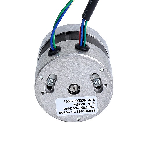 24V 4000RPM 0.16Nm 67W 4.1A Ф57x53.5mm Brushless DC Motor - 57BLY54-24-01 | StepperOnline UK