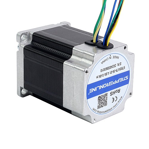 36V 3000RPM 0.4Nm 126W 4.80A 57x57x79mm Brushless DC Motor - 57BSA79-36-01 | StepperOnline UK