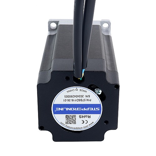36V 3000RPM 0.6Nm 188W 7.20A 57x57x116mm Brushless DC Motor - 57BSD116-36-01 | StepperOnline UK