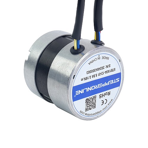 12V 3000RPM 0.16Nm 50W 5.90A Φ57x53.5mm Brushless DC Motor - 57BYA54-12-01 | StepperOnline UK