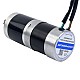 24V 101W Round Geared Brushless DC Motor 20.00Nm(2832.23oz.in) 100:1 Round Planetary Gearbox - 57BYA74-24-01-PG100 | StepperOnline UK