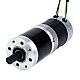 24V 101W Round Geared Brushless DC Motor 11.42Nm(1617.20oz.in) 51:1 Round Planetary Gearbox - 57BYA74-24-01-PG51 | StepperOnline UK