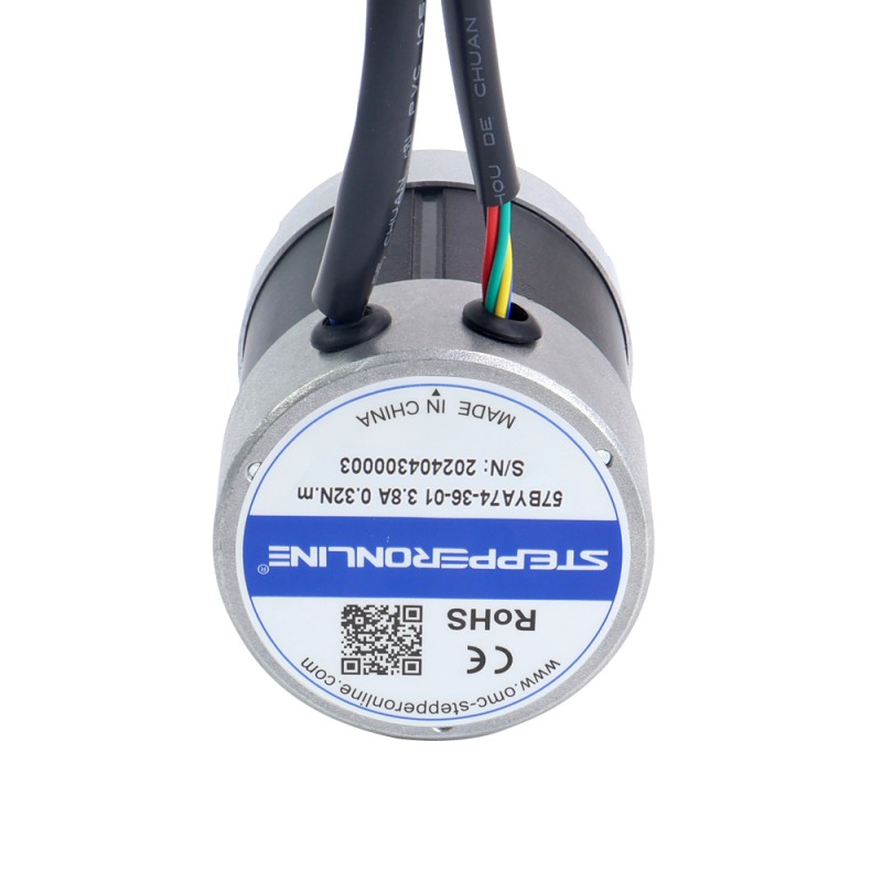 36V 3000RPM 0.32Nm 101W 3.80A Φ57x73.5mm Brushless DC Motor - 57BYA74-36-01 | StepperOnline UK