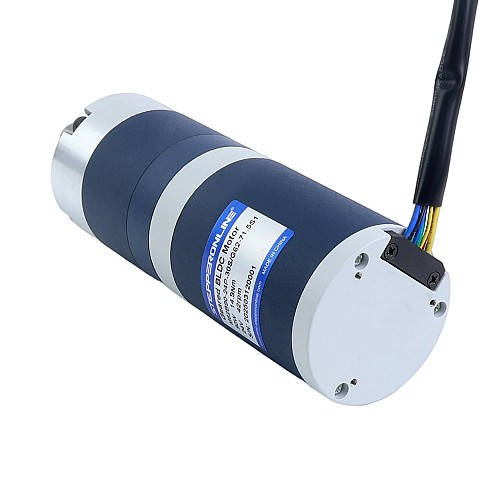 24V 90W 41.9RPM Geared Brushless DC Motor 14.90Nm(2110.01oz.in) 71.5:1 Planetary Gearbox - M62B90-24P-30S/G62-71.5S1 | StepperOnline UK