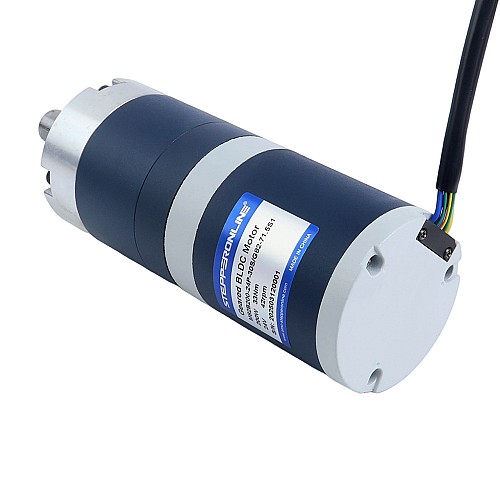24V 200W 42RPM Geared Brushless DC Motor 33.00Nm(4673.18oz.in) 71.5:1 Planetary Gearbox - M82B200-24P-30S/G82-71.5S1 | StepperOnline UK