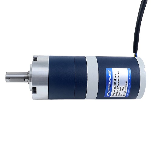 24V 200W 42RPM Geared Brushless DC Motor 33.00Nm(4673.18oz.in) 71.5:1 Planetary Gearbox - M82B200-24P-30S/G82-71.5S1 | StepperOnline UK