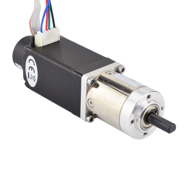 Nema 11 Closed-loop Geared Stepper L=51mm Gear Ratio 14:1 Encoder 300PPR - 11HS20-0674S-PG14-E300 | StepperOnline UK