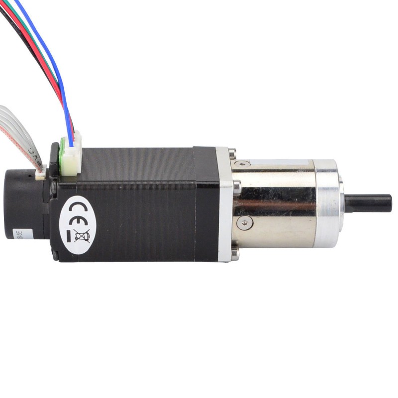 Nema 11 Closed-loop Geared Stepper L=51mm Gear Ratio 14:1 Encoder 300PPR - 11HS20-0674S-PG14-E300 | StepperOnline UK