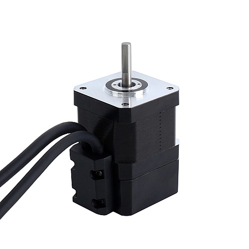 Nema 17 Closed Loop Stepper Motor 42Ncm(59.48oz.in) with Encoder 1000PPR(4000CPR) - 17HS15-1504D-E1K | StepperOnline UK