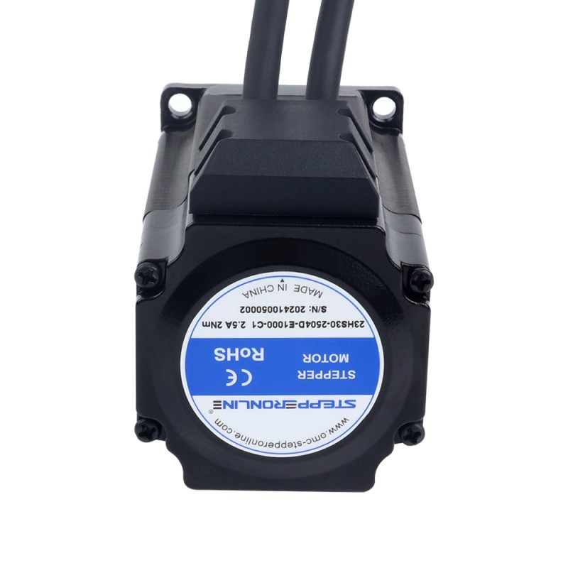 S Series Nema 23 Closed Loop Stepper Motor 2.0Nm(283.22oz.in) 3-Channel Encoder 1000PPR(4000CPR) - 23HS30-2504D-E1000-C1 | StepperOnline UK