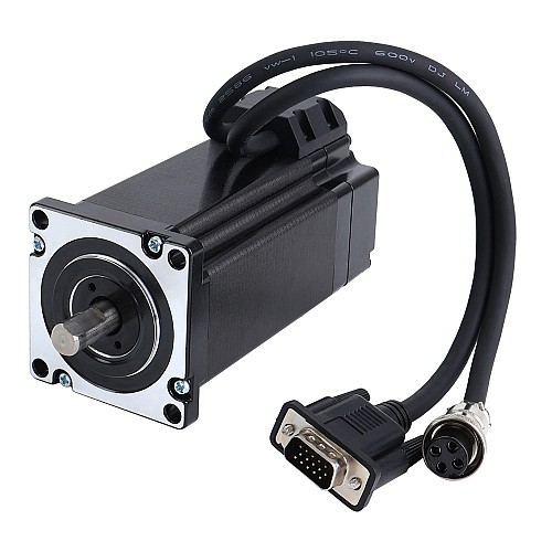 S Series Nema 24 Closed Loop Stepper Motor 4.0Nm(566.45oz.in) Encoder 1000PPR(4000CPR) - 24HS40-5004D-E1000 | StepperOnline UK
