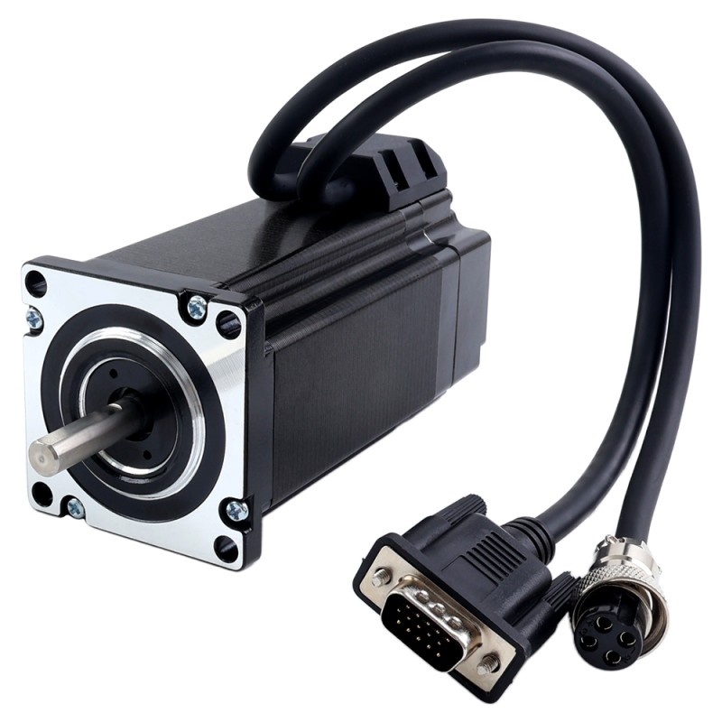 S Series Standard Nema 24 Closed Loop Stepper Motor 4.0Nm(566.45oz.in) Encoder 1000PPR(4000CPR) - 24HS40A-5004D-E1000 | StepperOnline UK