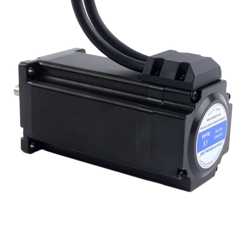S Series Standard Nema 24 Closed Loop Stepper Motor 4.0Nm(566.45oz.in) Encoder 1000PPR(4000CPR) - 24HS40A-5004D-E1000 | StepperOnline UK