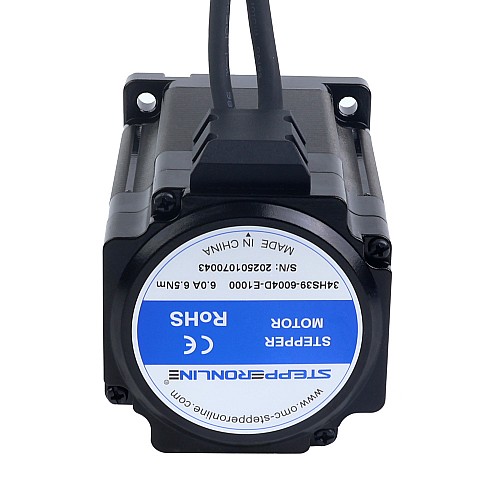 S Series Nema 34 Closed Loop Stepper Motor 6.50Nm(920.48oz.in) Encoder 1000PPR(4000CPR) - 34HS39-6004D-E1000 | StepperOnline UK
