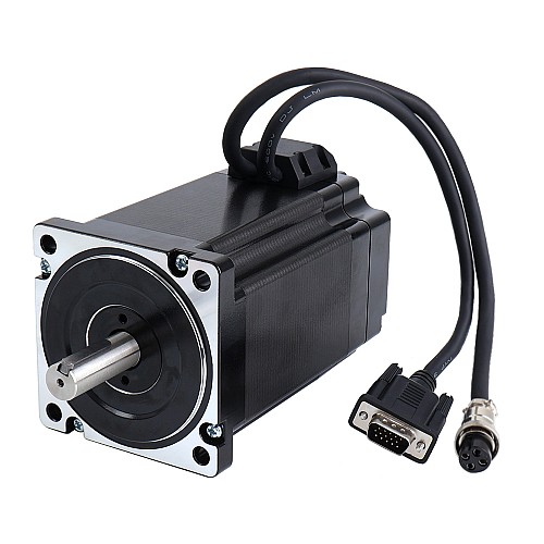 S Series Nema 34 Closed Loop Stepper Motor 9.0Nm(1274.5oz.in) Encoder 1000PPR(4000CPR) - 34HS46-6004D-E1000 | StepperOnline UK
