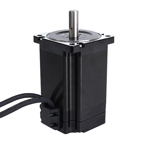 S Series Nema 34 Closed Loop Stepper Motor 9.0Nm(1274.5oz.in) Encoder 1000PPR(4000CPR) - 34HS46-6004D-E1000 | StepperOnline UK