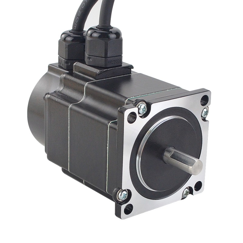 P Series IP65 Waterproof Nema 23 Closed Loop Stepper Motor 1.2Nm(169.97oz.in) with Encoder 1000PPR(4000CPR) - 23E1KIP65-12 | StepperOnline UK