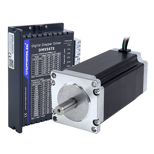 TES Series 1 Axis 3.0Nm(424.83oz.in) Stepper CNC Kit 4.2A Nema 23 Stepper Motor & Driver DM556TE - 1-DM556TE-23HS45 | StepperOnline UK