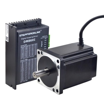 US On Sale - 1 Axis Stepper CNC Kit 8.2Nm(1161.45oz.in) Nema 34 Stepper Motor & Driver