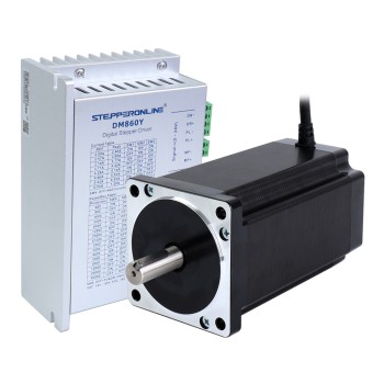 YS Series 1 Axis Stepper CNC Kit 12.0Nm(1699.34oz.in) Nema 34 Stepper Motor & Driver