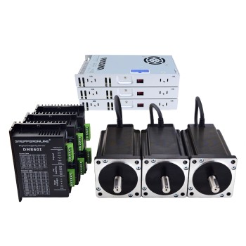 3 Axis CNC Router Kit 12.0Nm(1699.68oz.in) Nema 34 Stepper Motor & Driver