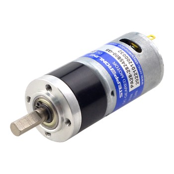 CN On Sale - Brushed 24V DC Gear Motor 0.24Kg.cm/888RPM w/ 5.18:1 Planetary Gearbox