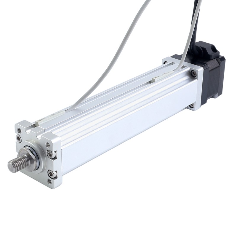 Nema 14 Ball Screw Electric Cylinder 1.5A Stroke 100mm 0.14Nm(19.83oz.in) Lead 12mm(0.47244) with Limit Switch - LCB14S13B2B15-100D | StepperOnline UK