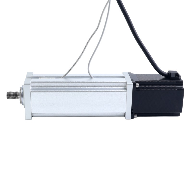 Nema 23 Ball Screw Electric Cylinder 4.0A Stroke 100mm 2.0Nm(283.22oz.in) Lead 10mm(0.3937) with Limit Switch - LCB23S30B1L40-100D | StepperOnline UK