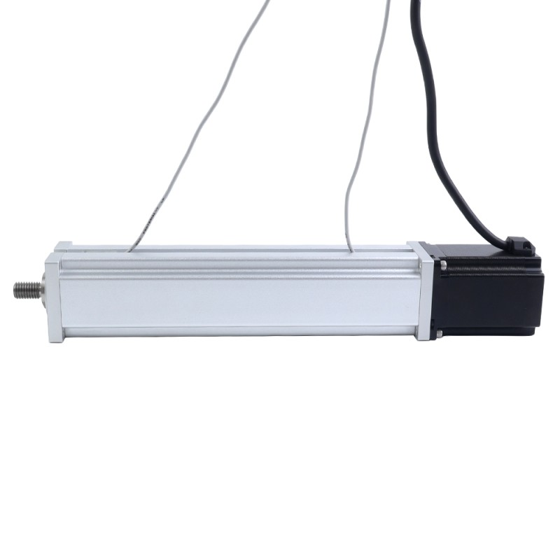 Nema 23 Ball Screw Electric Cylinder 4.0A Stroke 200mm 2.0Nm(283.22oz.in) Lead 10mm(0.3937) with Limit Switch - LCB23S30B1L40-200D | StepperOnline UK