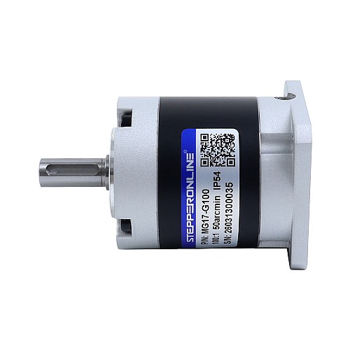 MG Series Planetary Gearbox Gear Ratio 100:1 Backlash 45arc-min for Nema 17 Stepper Motor - MG17-G100 | StepperOnline UK