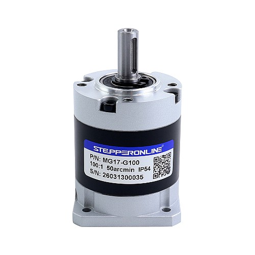 MG Series Planetary Gearbox Gear Ratio 100:1 Backlash 45arc-min for Nema 17 Stepper Motor - MG17-G100 | StepperOnline UK