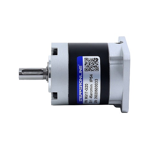 MG Series Planetary Gearbox Gear Ratio 20:1 Backlash 45arc-min for Nema 17 Stepper Motor - MG17-G20 | StepperOnline UK