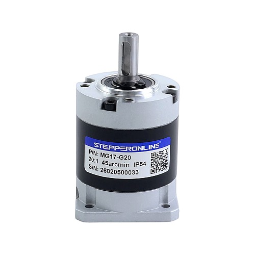 MG Series Planetary Gearbox Gear Ratio 20:1 Backlash 45arc-min for Nema 17 Stepper Motor - MG17-G20 | StepperOnline UK