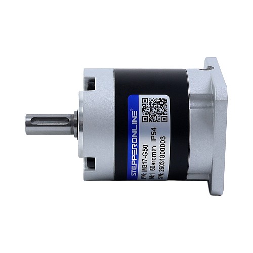 MG Series Planetary Gearbox Gear Ratio 50:1 Backlash 45arc-min for Nema 17 Stepper Motor - MG17-G50 | StepperOnline UK
