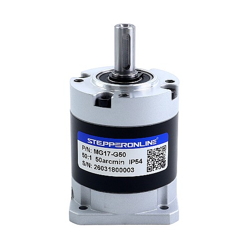 MG Series Planetary Gearbox Gear Ratio 50:1 Backlash 45arc-min for Nema 17 Stepper Motor - MG17-G50 | StepperOnline UK